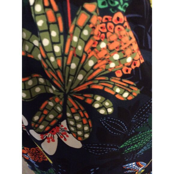 Loft Petites XXSP Floral skirt EUC Elastic Waist Mini - Picture 3 of 3